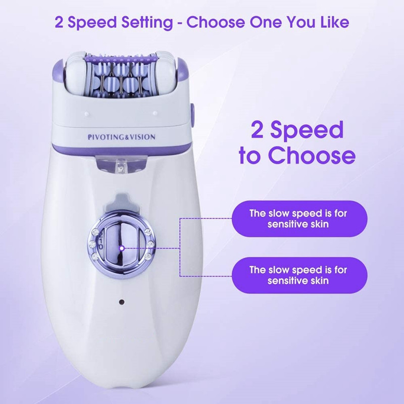 Epilator electric 3 în 1 pentru femei Aparat de ras pentru femeie Picior Îndepărtarea părului pe corp Buze bărbie Depilator pentru femeie Bikini Trimmer Dispozitiv de îndepărtare a părului facial