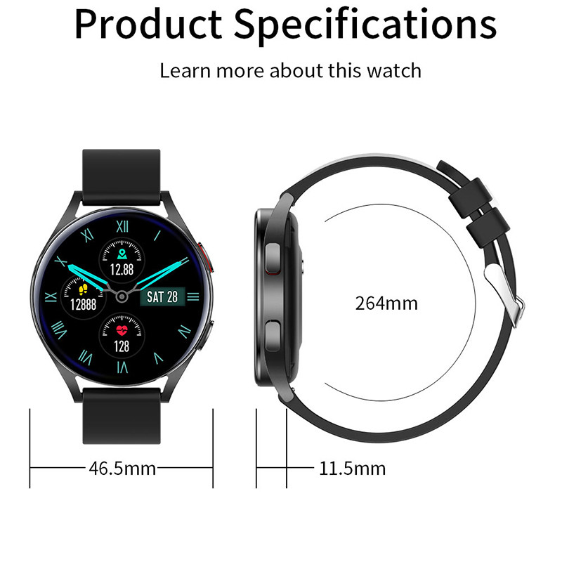 2022 Νέο Bluetooth Call Smart Watch Men Ανδρικό Αδιάβροχο Sport Fitness Tracker 1,32 ιντσών Εμφάνιση Ανδρικό Smartwatch για τηλέφωνο Xiaomi Huawei