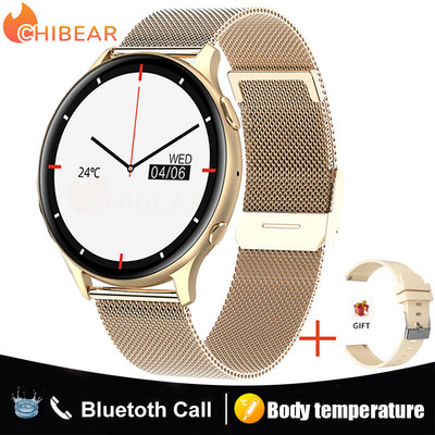 ChiBear 2023 Nové dotykové hodinky na celú obrazovku, luxusné inteligentné hodinky pre mužov s vlastným ciferníkom, Bluetooth hovormi a funkciou chytrých hodiniek pre mužov a ženy.