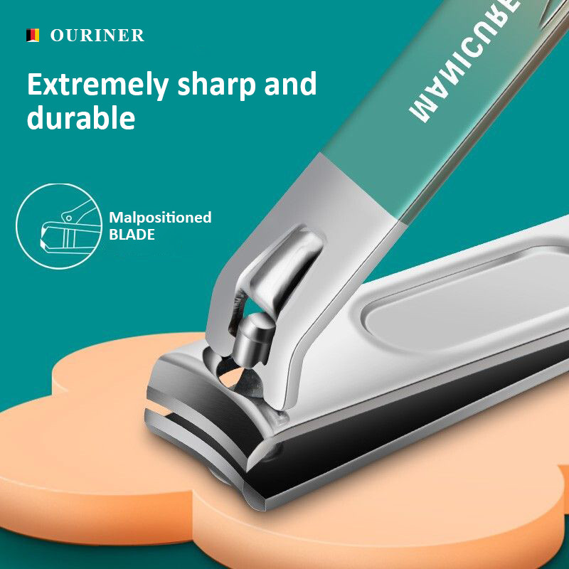 Manikiūro rinkinys 10 viename profesionalus praktinis rinkinys su aliuminio lydinio dėklu nerūdijančio plieno nagų kirpimo mašinėlės asmens priežiūros priemonė