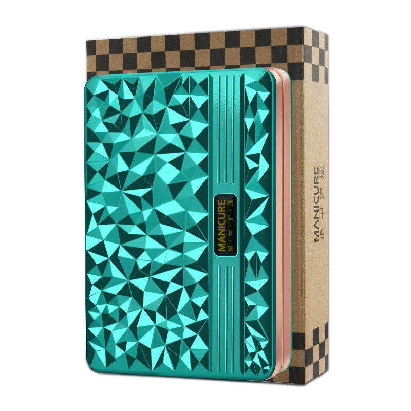 Manikiūro rinkinys 10 viename profesionalus praktinis rinkinys su aliuminio lydinio dėklu nerūdijančio plieno nagų kirpimo mašinėlės asmens priežiūros priemonė