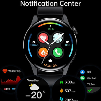 2022 Нов смарт часовник с Bluetooth отговор на обаждане Смарт часовник мъжки водоустойчив спортен фитнес тракер смарт часовник за HUAWEI Android IOS