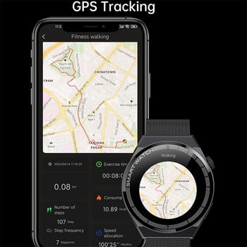 2022 NFC Smart Watch Men Οθόνη AMOLED Bluetooth Κλήση Multi-Sports Fitness Tracker Προσαρμοσμένη κλήση Πολυτελές ανδρικό Smartwatch για Xiaomi