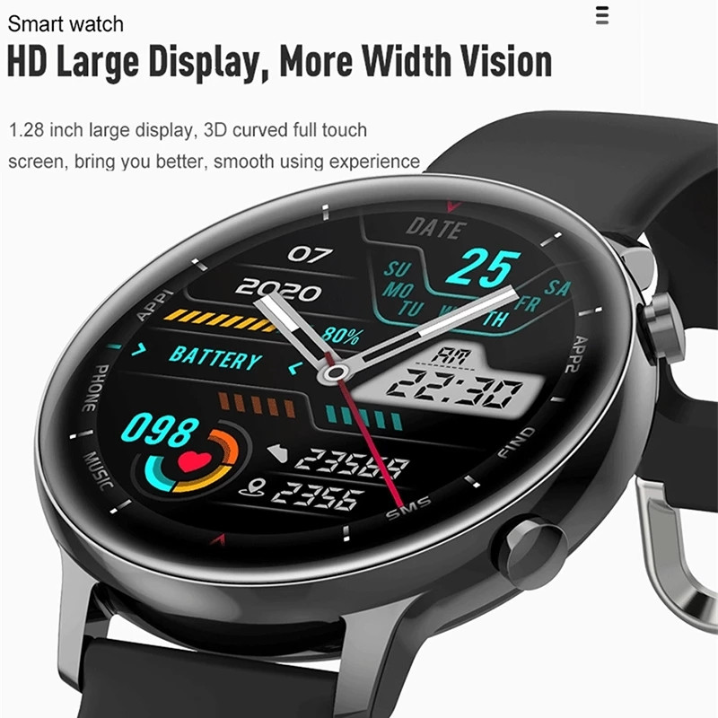 2023 Nové dámske inteligentné hodinky Dámske okrúhle inteligentné hodinky pre mužov Bluetooth hovory Fitness náramok Vlastné hodinky Ciferník Link TWS slúchadlá + krabička