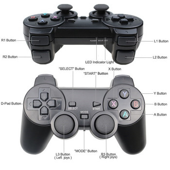 2.4G безжичен геймпад за PS3/PC/TV Box/Android Phone Game Controller Joystick за Super Console X Pro Video Game Console