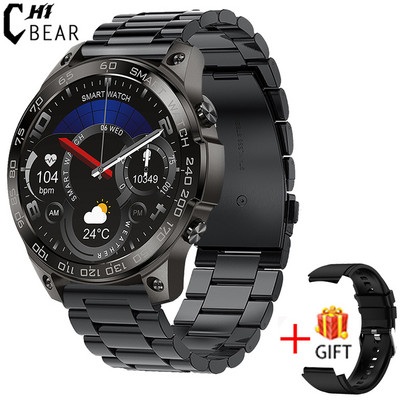 2023 NFC Bluetooth Call Smartwatch Men AMOLED Винаги показвай Спортен фитнес часовник IP68 Водоустойчив за плуване Smart Watch Man