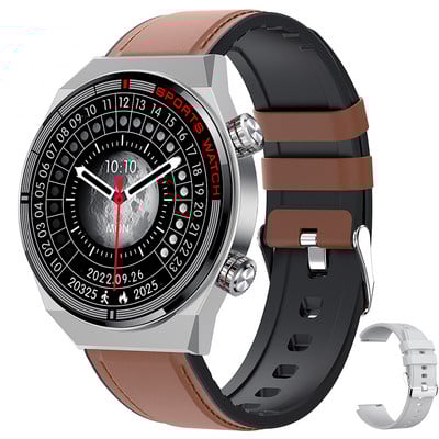 2023 Νέο NFC ECG Smart Watch ανδρικό ρολόι 1,39 ιντσών Μεγάλη οθόνη Fitness Tracker 100+λειτουργίες κίνησης Bluetooth Call Αδιάβροχο Smartwatch