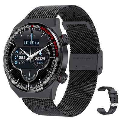 2023 Νέο NFC ECG Smart Watch ανδρικό ρολόι 1,39 ιντσών Μεγάλη οθόνη Fitness Tracker 100+λειτουργίες κίνησης Bluetooth Call Αδιάβροχο Smartwatch