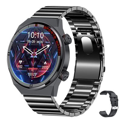 2023 Νέο NFC ECG Smart Watch ανδρικό ρολόι 1,39 ιντσών Μεγάλη οθόνη Fitness Tracker 100+λειτουργίες κίνησης Bluetooth Call Αδιάβροχο Smartwatch