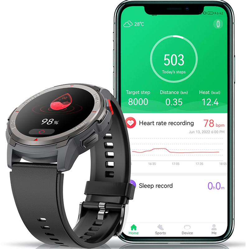 Samsung Huawei Xiaomi Phone 2022 New Men Smart Watch NFC piekļuves kontroles sistēma Bluetooth Call Sports Ūdensizturīgs viedpulkstenis
