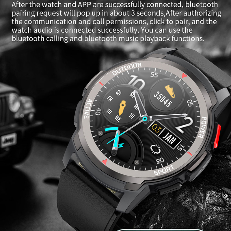 Samsung Huawei Xiaomi Phone 2022 New Men Smart Watch NFC piekļuves kontroles sistēma Bluetooth Call Sports Ūdensizturīgs viedpulkstenis