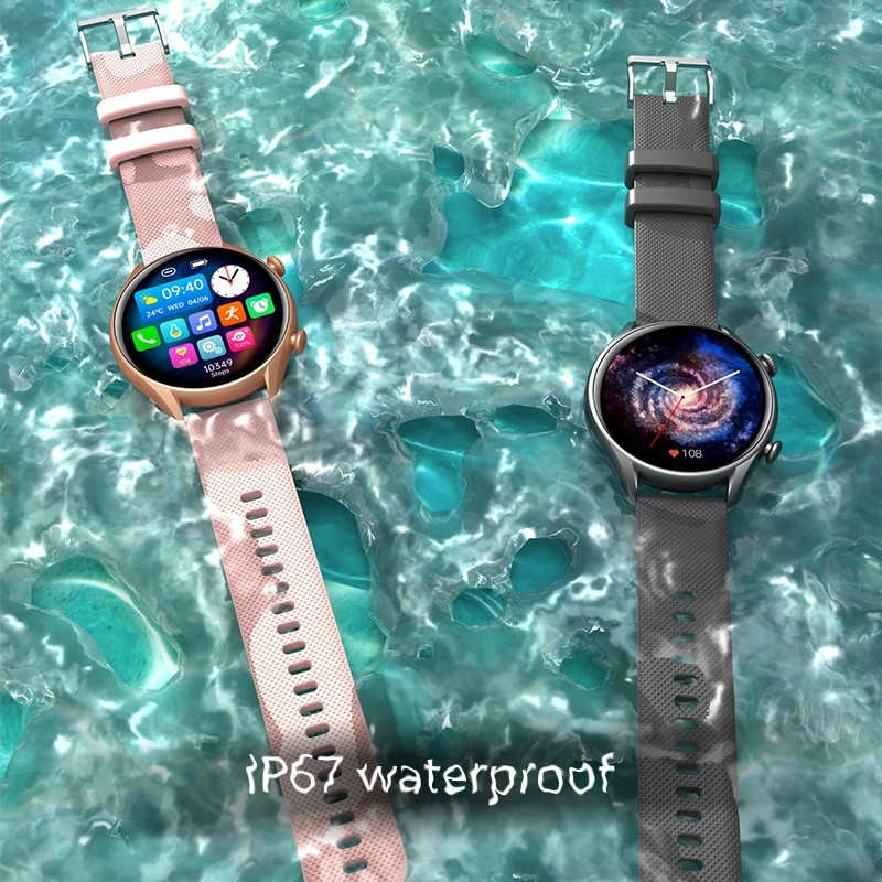 2022 Nou Bluetooth Call Smart Watch Bărbați Femei 1,32 "AMOLED Ecran 360*360 Cadran personalizat Smartwatch rezistent la apă pentru Xiaomi Huawei