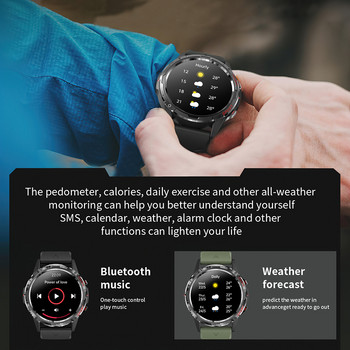 ChiBear 2023 Bluetooth Call Смарт часовник Мъже Жени Монитор на пулса Спорт Фитнес тракер Гласов асистент Водоустойчив смарт часовник