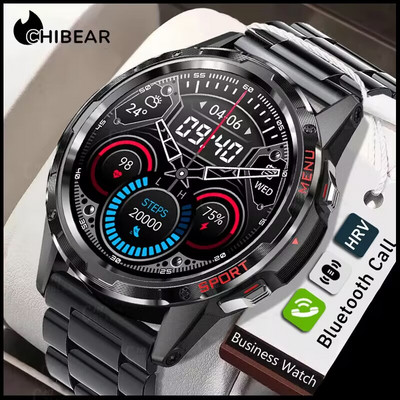 ChiBear 2023 Bluetooth Call Smart Watch Bărbați Femei Monitor ritm cardiac Sport Fitness Tracker Asistent vocal Ceas inteligent rezistent la apă