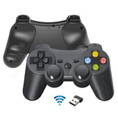 2.4G belaidis žaidimų valdiklis, skirtas asmeniniam nešiojamam kompiuteriui PS3 įkraunamas žaidimų pultelis USB vairasvirtė, skirta Steam Android TV Box žaidimų Jpypad
