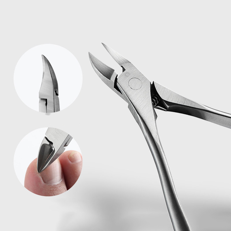 Profesionalni komplet za manikuru 8/12 komada od nehrđajućeg čelika Rezač za nokte na nogama Putni alat za pedikuru za žene i muškarce