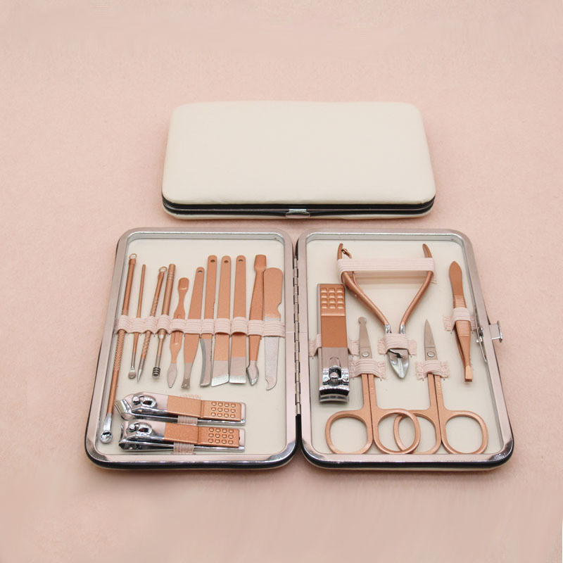 Set de tuns pentru unghii pentru manichiură, 10-12 buc. Set de tuns pentru urechi din oțel inoxidabil pentru urechi.