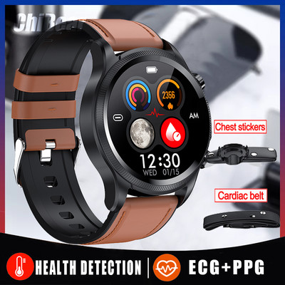 2022 Nou ceas inteligent ECG + PPG pentru bărbați Tratament cu laser al hipertensiunii hiperglicemiei hiperlipidemiei ritmului cardiac Sport sănătos smartwatch
