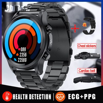 2022 Nou ceas inteligent ECG + PPG pentru bărbați Tratament cu laser al hipertensiunii hiperglicemiei hiperlipidemiei ritmului cardiac Sport sănătos smartwatch
