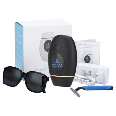 Aparat de îndepărtare a părului 900000 Flash IPL Laser Epilator Trimmer sprâncene Ras și îndepărtare Mașină de tăiat permanent Depilator electric