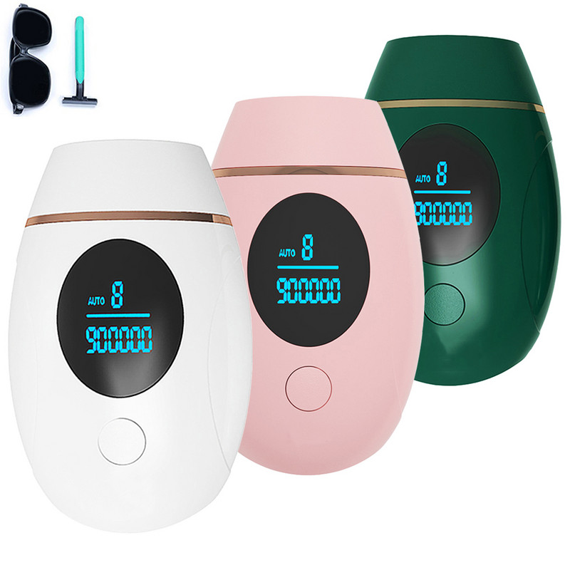 Aparat de îndepărtare a părului 900000 Flash IPL Laser Epilator Trimmer sprâncene Ras și îndepărtare Mașină de tăiat permanent Depilator electric