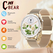 2023 Nou Bluetooth Call Smart Watch Femei 1.32 inch Colorat AMOLED Ceas sport rezistent la apă Fitness Tracker Bărbați Smartwatch Femei