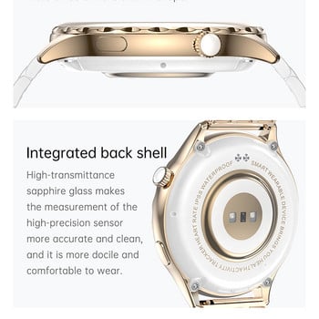 2023 Нов смарт часовник с Bluetooth обаждане Дамски 1,32 инча Цветен AMOLED Водоустойчив спортен часовник Фитнес тракер Мъжки Смарт часовник Женски