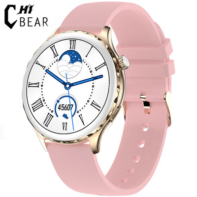 2023 Nou Bluetooth Call Smart Watch Femei 1.32 inch Colorat AMOLED Ceas sport rezistent la apă Fitness Tracker Bărbați Smartwatch Femei