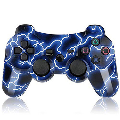 За PS3 контролер Безжичен двоен удар Bluetooth геймпад контролер за игри за PS3 със зарядно устройство кабел джойстик