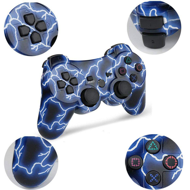 Za PS3 kontroler Bežični Double Shock Bluetooth Gamepad Kontroler za igre za PS3 s kabelom punjača Joystick