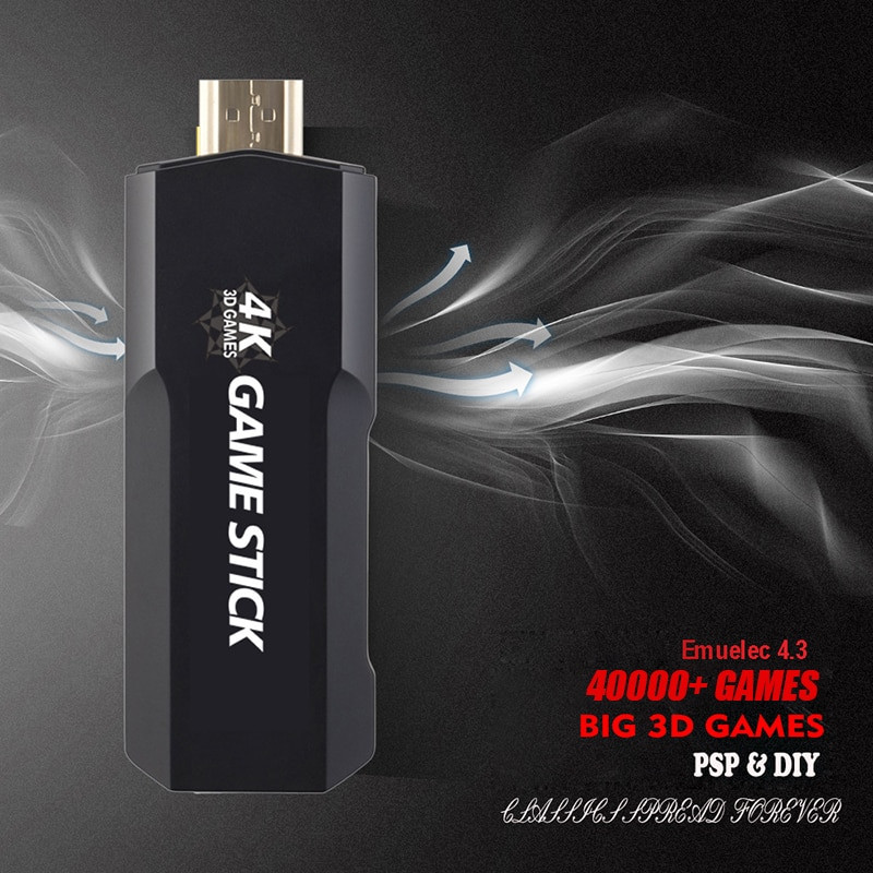 Consola de jocuri video portabilă GD10 cu controlere fără fir 4K HD TV Consolă de jocuri retro 50 de emulatori 30000+ jocuri pentru PS1/N64/DC