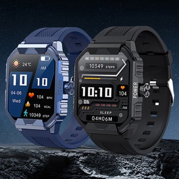 2023 Νέο στρατιωτικό έξυπνο ρολόι 1,85 ιντσών Ανδρικό ρολόι Bluetooth Call 300 mAh 24 ωρών Healthy Monitor Outdoor Sport IP67 Waterproof Man Smartwatch