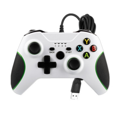 Controler prin cablu USB Joystick pentru gamepad pentru PC cu mufă audio cu vibrație duală pentru seria Xbox One Windows 7/8/10 Joypad pentru jocuri