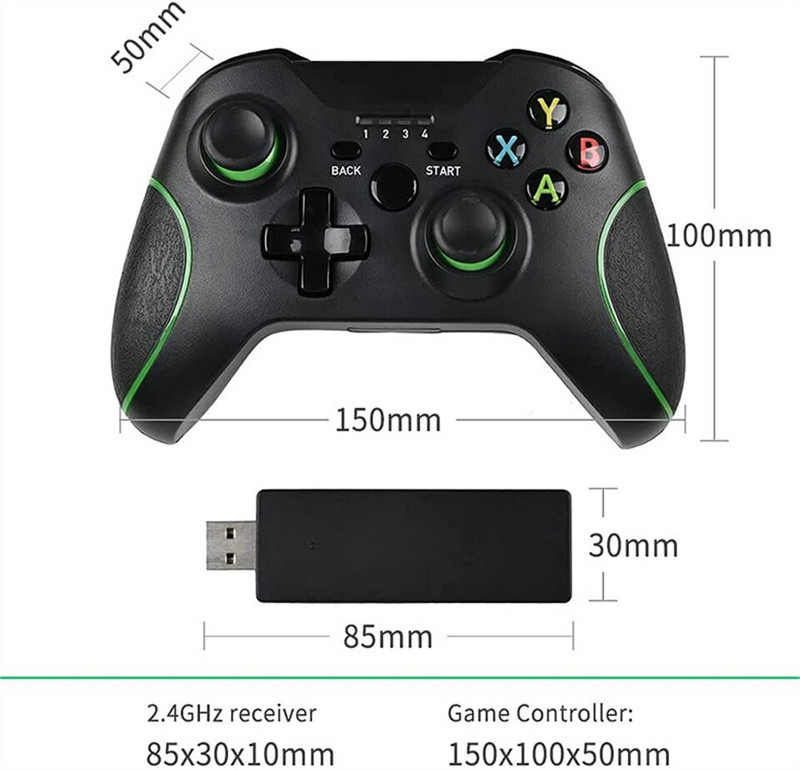 Controler prin cablu USB Joystick pentru gamepad pentru PC cu mufă audio cu vibrație duală pentru seria Xbox One Windows 7/8/10 Joypad pentru jocuri