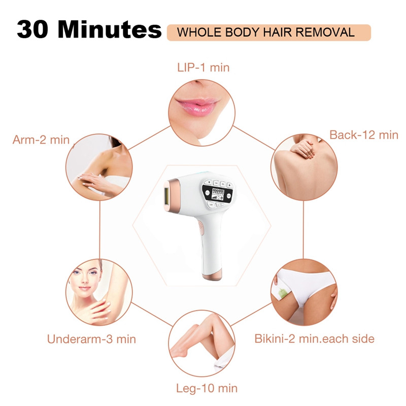 IPL Laser Hair Removal 999999 Flashes Machine Electric ανώδυνη μόνιμη συσκευή αποτρίχωσης λέιζερ For Bikini Face Hair Remo