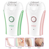 Epilator pentru femei VGR705 Epilator electric pentru femeie, pentru îndepărtarea părului, aparat de ras pentru femeie, aparat de tuns pentru bikini, depilare pentru corp, pentru picioare, depilare reîncărcabilă