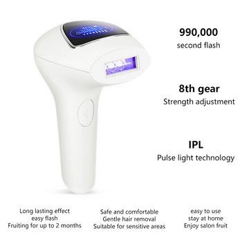 990000 импулсна светлина безболезнен IPL лазерна епилация електрически епилатор машина за премахване на косми по лицето женски фотоепилатор