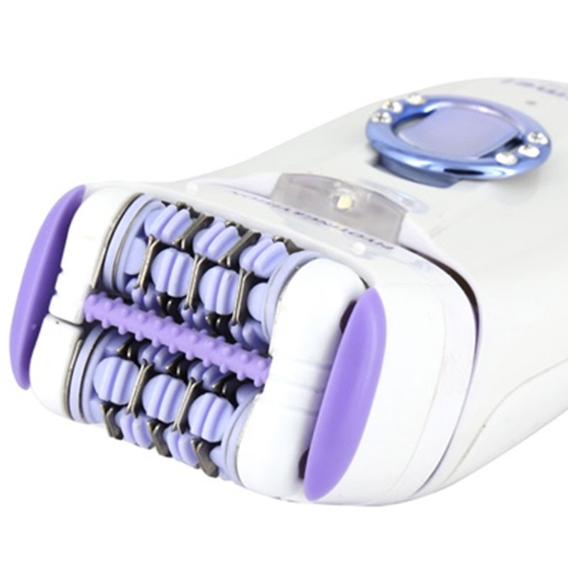 Kemei 1981 3in1 Epilator electric pentru femei Aparat de bărbierit pentru femeie Picior Îndepărtarea părului buzelor bărbie Depilator pentru femeie Bikini Trimmer păr facial
