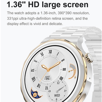 2022 NFC Bluetooth Call Smart Watch Мъжки спортен фитнес тракер Водоустойчив мъжки Smartwatch Голям HD екран за телефон Huawei Xiaomi