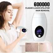 Home Hold Depilator Laser Mini Epilator Epilare Permanentă Sistem IPL 600000 Shot Light Pulses Dispozitiv de îndepărtare a părului pentru întregul corp