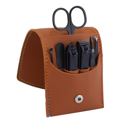 7 Stks/set Rvs Nail Clipper Nail Schaar Multifunctionele Beauty Tools Nail Trimmen Pedichiura Manixure Kit