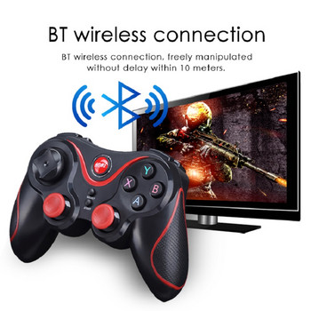 Безжичен Bluetooth контролер за игри за компютър, мобилен телефон, TV BOX, компютър, джойстик за таблет, телевизор, геймпад, контролер за джойпад