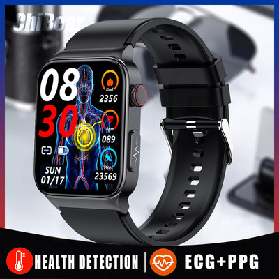 Ceas inteligent pentru glucoză din sânge 2022 pentru bărbați, ECG+PPG, ritm cardiac, tensiune arterială, ceasuri de sănătate, IP68, ceas inteligent impermeabil, pentru femei, pentru Xiaomi