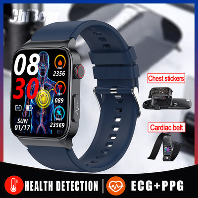 Ceas inteligent pentru glucoză din sânge 2022 pentru bărbați, ECG+PPG, ritm cardiac, tensiune arterială, ceasuri de sănătate, IP68, ceas inteligent impermeabil, pentru femei, pentru Xiaomi