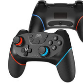 Gamepad wireless Bluetooth pentru Switch Pro NS compatibil Nintendo ergonomic anti-alunecare Joystick cu 6 axe Vibrație controler de joc