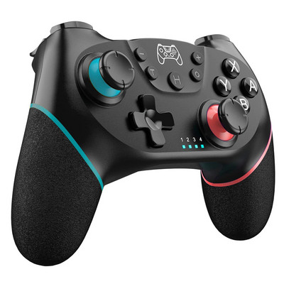 Gamepad wireless Bluetooth pentru Switch Pro NS compatibil Nintendo ergonomic anti-alunecare Joystick cu 6 axe Vibrație controler de joc