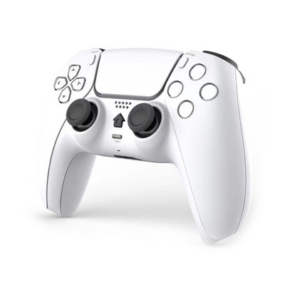 Belaidis vairasvirtė Bluetooth PS4 valdiklis, 6 ašių žaidimų pultelis Mando Joypad, skirtas PS4 / PS4 Slim / PC / Steam / iPad / planšetiniam kompiuteriui / Andriod