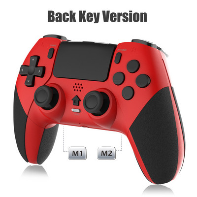 Belaidis vairasvirtė Bluetooth PS4 valdiklis, 6 ašių žaidimų pultelis Mando Joypad, skirtas PS4 / PS4 Slim / PC / Steam / iPad / planšetiniam kompiuteriui / Andriod