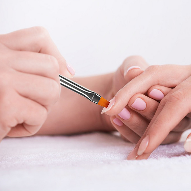 6 bucăți/set Nail Art Design Pictura Set de stilouri Sfaturi pentru arta unghiilor Gel UV Nail Art Dotting Pen Acrilic Stras Crystal Perie cu 2 căi