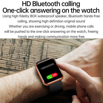 Смарт часовник с Bluetooth обаждане мъжки жени PPG монитор за сърдечен ритъм въртящ се бутон водоустойчив смарт часовник мъжки фитнес тракер+кутия 2022 нов